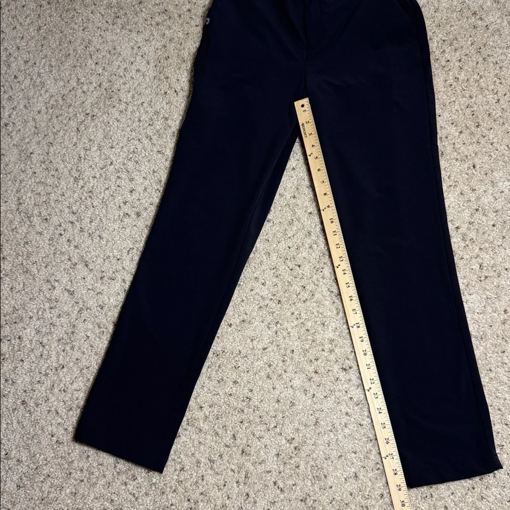 FIGSPRO Tailored Trouser Men's Black Pants Medium Tall with snap front black